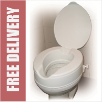 Raised Toilet Seat With 6inch Lid